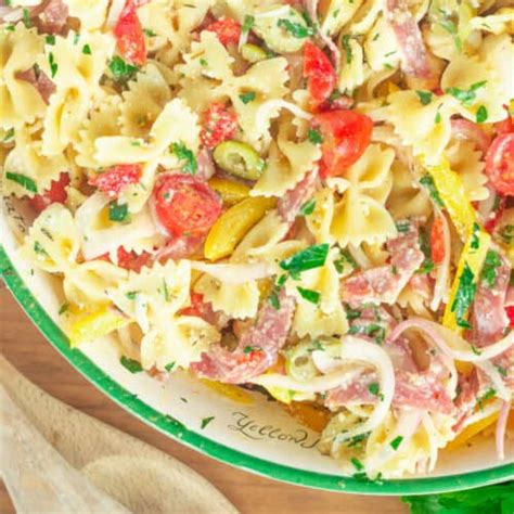 Italian Bow Tie Pasta Salad