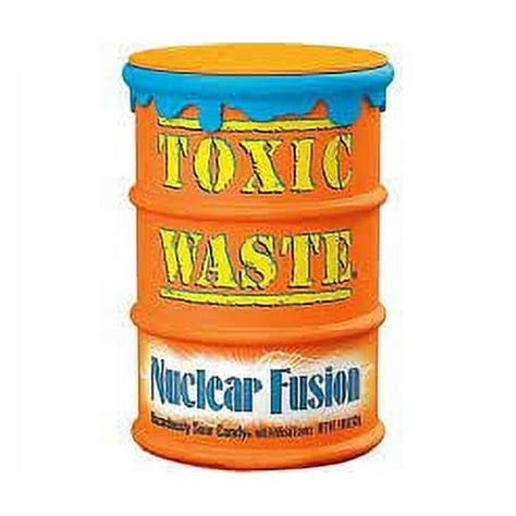 Toxic Waste Nuclear Fusion Dual Flavored Hazardously Sour Candies