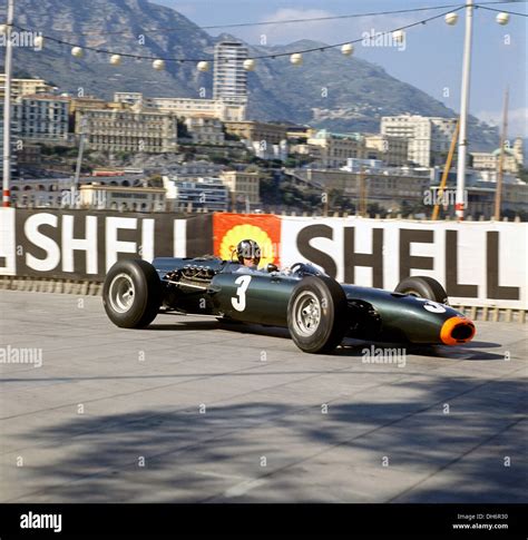 Graham Hill in a BRM P261 at the Monaco Grand Prix 30 May 1965 Stock ...