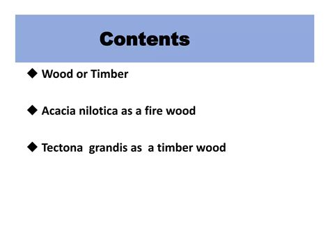 Timber Yielding Plants 3