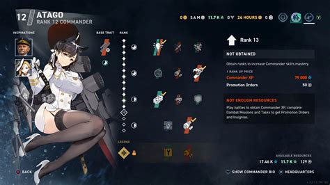 My Atago Commander Build Like It R Wows Legends