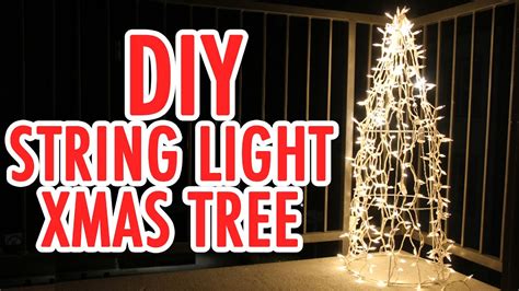 Diy String Light Christmas Tree Hgtv Handmade Youtube