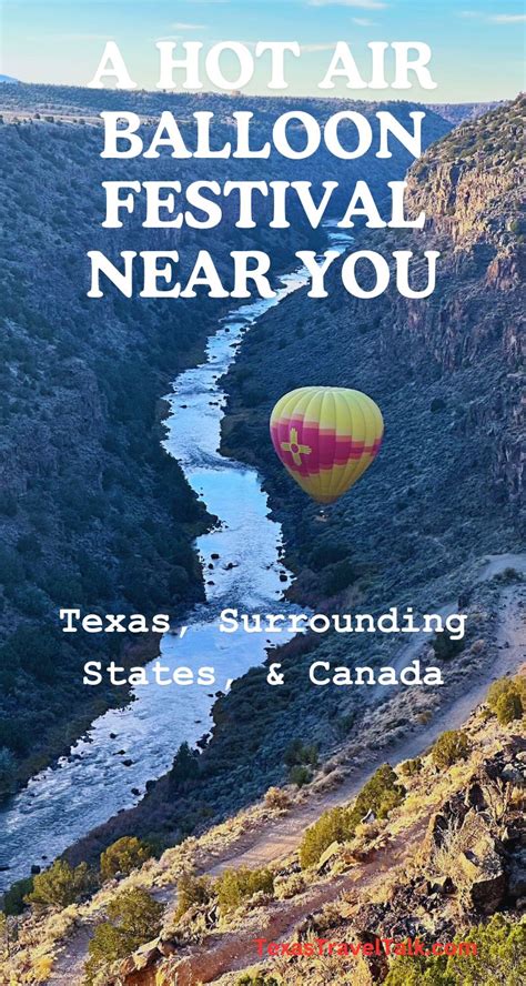 There's A Hot Air Balloon Festival Near You | Texas Travel Talk