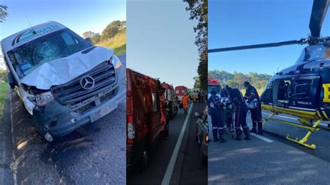 Quinze ciclistas são atropelados em rodovia dois estão em estado grave