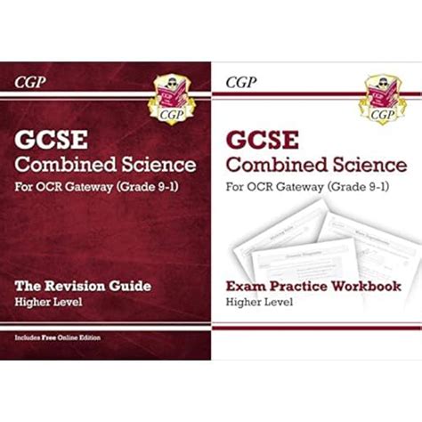 Gcse Combined Science Ocr Gateway Revision Bundle Higher Amazon Co