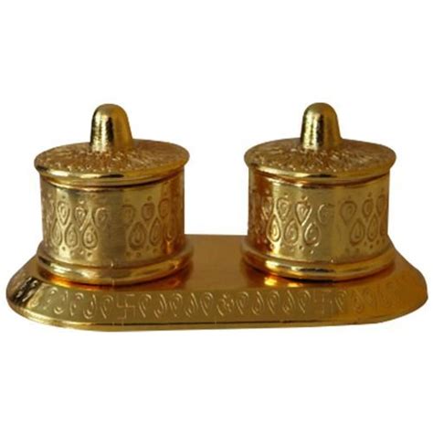 Buy Decan Brass Sindoor Kumkum Box Elegant Premium Handcrafted