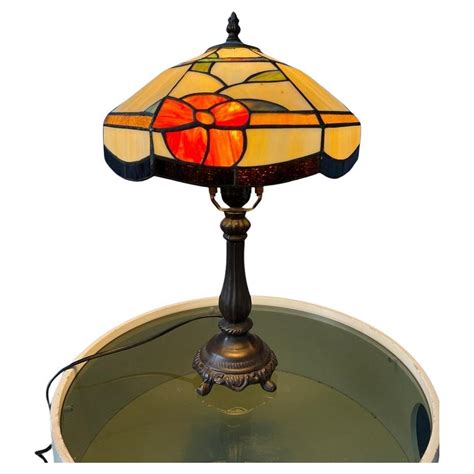 Art Deco Nouveau Style Nude Stained Glass Table Lamp For Sale At StDibs Stained Glass Nude