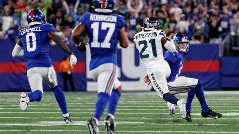 Rookie Devon Witherspoon Big Night Leads Seattle Seahawks To Win