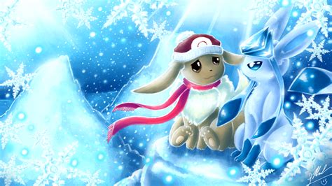 Glaceon And Eevee By Shupamikey On Deviantart