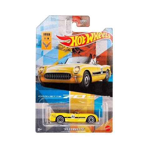 Carrinho Hot Wheels Corvette Anos Corvette Mattel Carrinho De Brinquedo
