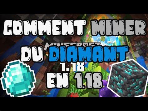 COMMENT MINER DU DIAMANT EN 1 18 YouTube