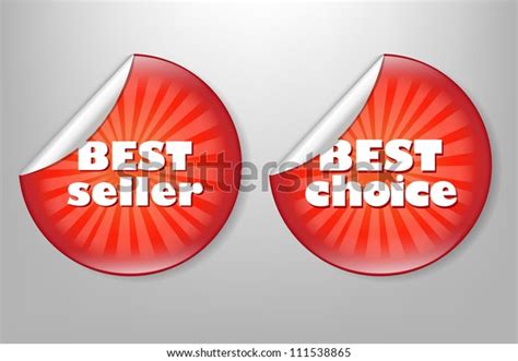 Best Choice Red Label Isolated Stock Vector Royalty Free