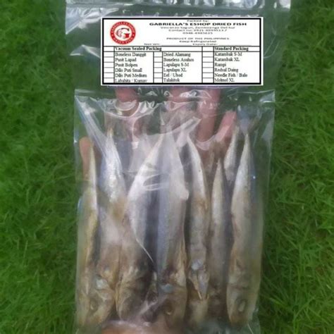 Grams Galunggong Tuyo Dried Fish New Affordable Dried Goods Dried