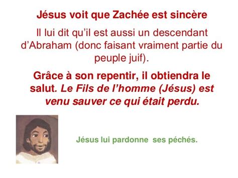 Diaporama Comprendre Le Récit De Zachée