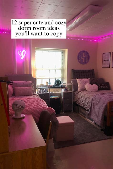 12 Super Cute And Cozy Dorm Room Ideas Youll Want To Copy In 2024