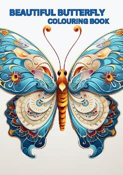 Beautiful Butterfly Colouring Page By Sebastian Onishemo Tpt