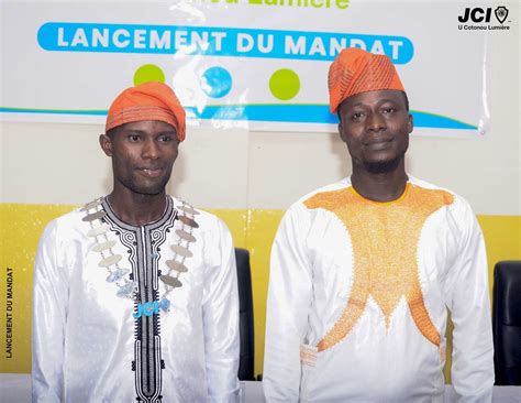 J 6 LANCEMENT DU MANDAT JCI U COTONOU LUMIERE JCI U Cotonou Lumiere