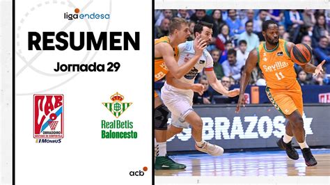 Monbus Obradoiro Real Betis Baloncesto 67 82 RESUMEN Liga Endesa