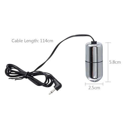 Électro Choc Anal Godemichet Anal Avec Balle Vibrateur Saut Oeuf Clitoris Stimulateur Anal