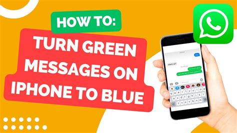 How To Turn Green Messages On Iphone To Blue Messages Youtube