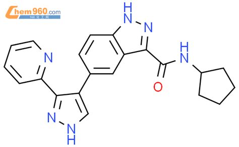 746668 46 2 5 3 Pyridin 2 Yl 1H Pyrazol 4 Yl 1H Indazole 3 Carboxylic