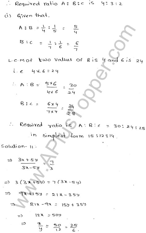 Ratios And Proportions Class Icse Ml Aggarwal Cbse Library