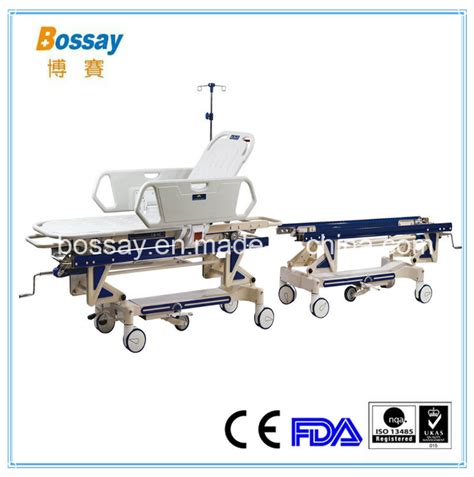 Connecting Stretcher For Operating Room Manual Patient Stretcher