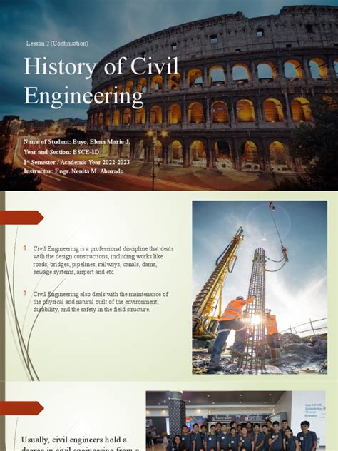 L2 History Of Civil Engineering Pdf Engineering Civil Engineering