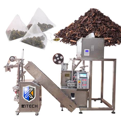 Kitech Automatic Triangle Bag Pyramids Herbal Tea Bag Packing Machine