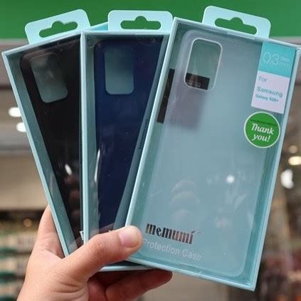 CHÍNH HÃNG Ốp lưng LỤA Memumi siêu mỏng 0 3 mm Samsung S8 S9 S10