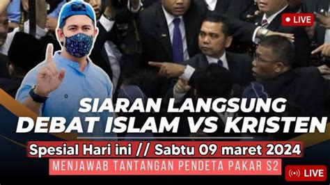 GEMPARR DISKUSI LINTAS AGAMA ISLAM VS KRISTEN YouTube