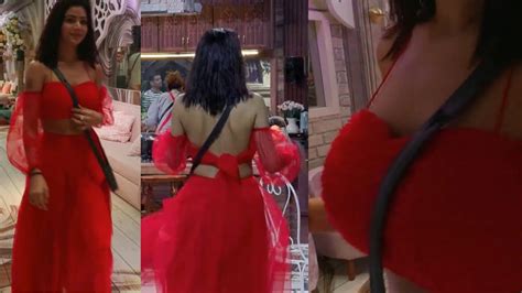 Bigg Boss Live Neil Bhatt Reaction On Soniya Bansal Look In Red