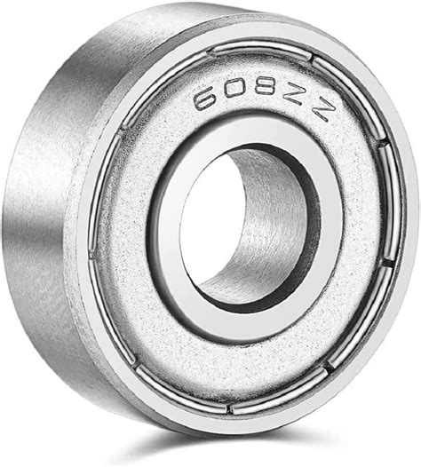 MINSALES 608ZZ Ball Bearing Double Metal Sealed Deep Groove Bearings