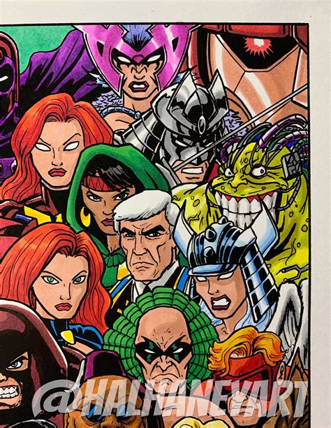 X Men Rogues Gallery X Fine Art Print Etsy Australia