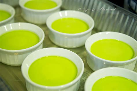 Naked Eye My Take At Pandan Flan