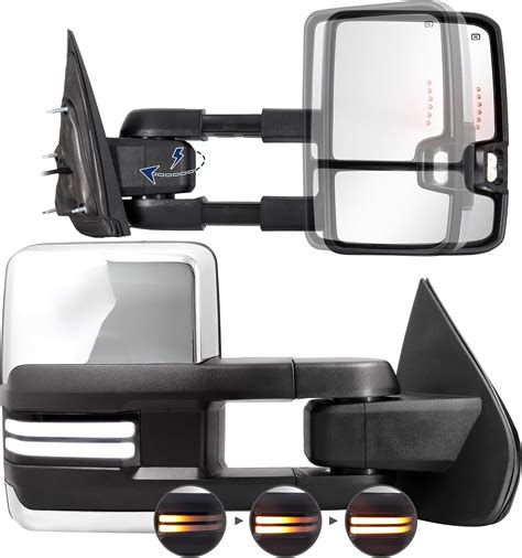 Towing Tow Mirrors Fit For Chevrolet Fit For Gmc For Silverado Sierra 1500 2014 2018