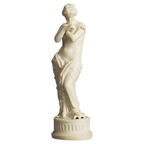 Antique Neoclassical Porcelain Figure Nude Classical Woman And