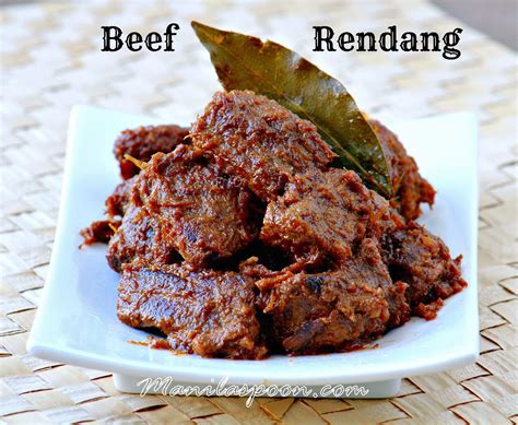 Beef Rendang Manila Spoon