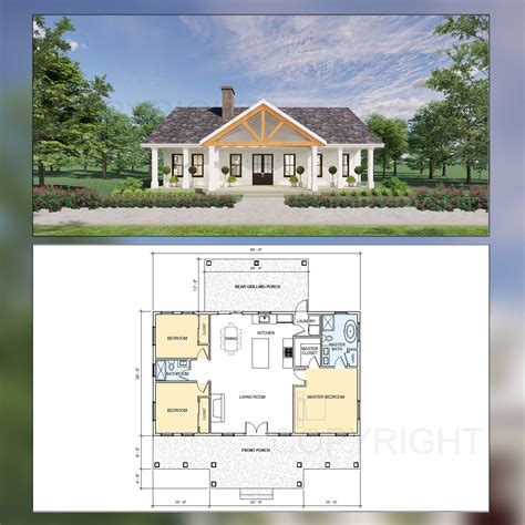 Cedar Springs Custom House Design Modern Ranch Farmhouse 1500 Square