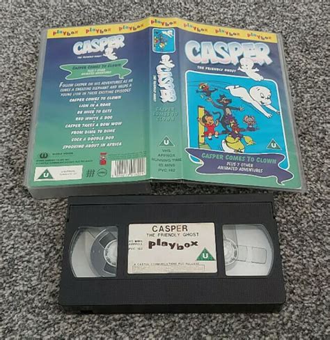 CASPER THE FRIENDLY Ghost Casper Comes To Clown Playbox Pal Vhs Video