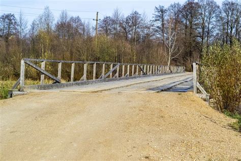 Wooden Bridge Over the River Stock Image - Image of fall, nature: 167722261