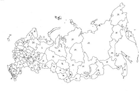 Карта России Раскраска (53 Фото)