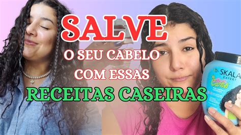 Receitas Caseiras Para Salvar Seu Cabelo E Testando Produto Dicas