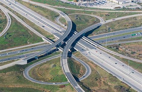 Aerial Photo Highway Interchange