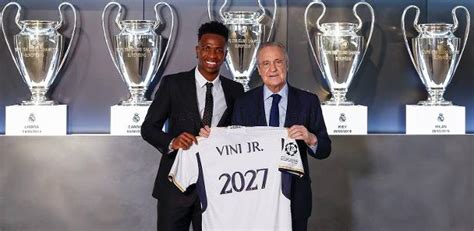 Vinícius Jr renova contrato o Real Madrid até 2027