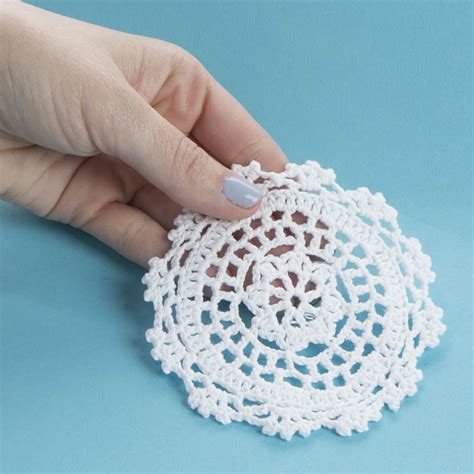 White Round Crocheted Doilies Crochet And Lace Doilies Home Decor