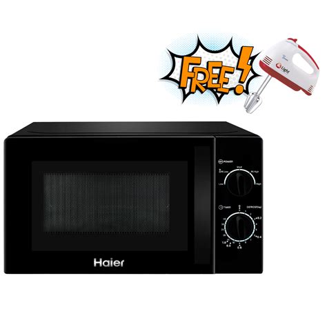 Haier 20 L Solo Microwave Oven (HIL2001MWPH, HAL2WBLACK) - Nikshan ...