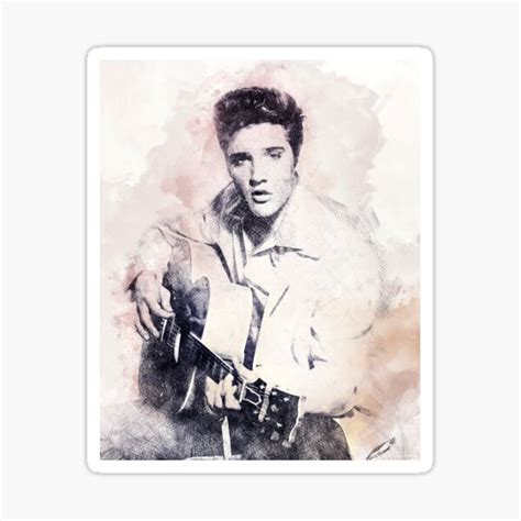 Elvis Presley Stickers | Redbubble