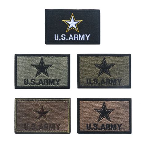 Embroidered US army star logo patch swat army morale tactical militare ...