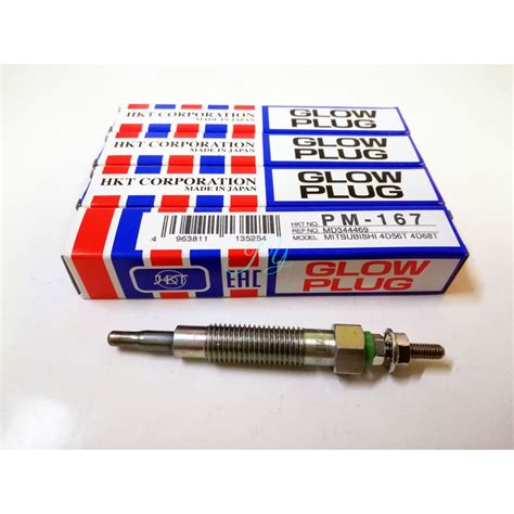 1pcs Mitsubishi Storm 4D56T HKT Heater Glow Plug Made In Japan